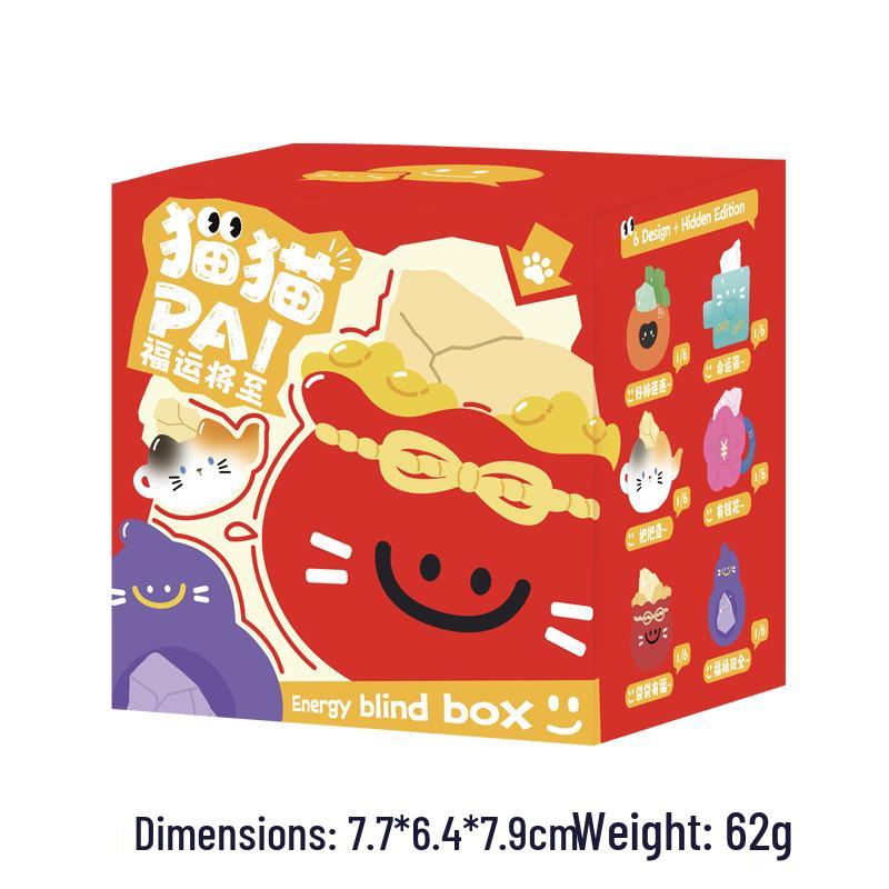 Набор для творчества Cat PAI Good Fortune Energy Blind Box - креативное хрустальное украшение для рабочего стола в мультяшном стиле.
Набор для творчества Cat PAI Good Fortune Energy Blind Box - креативное хрустальное украшение для рабочего стола в мультяшном стиле.