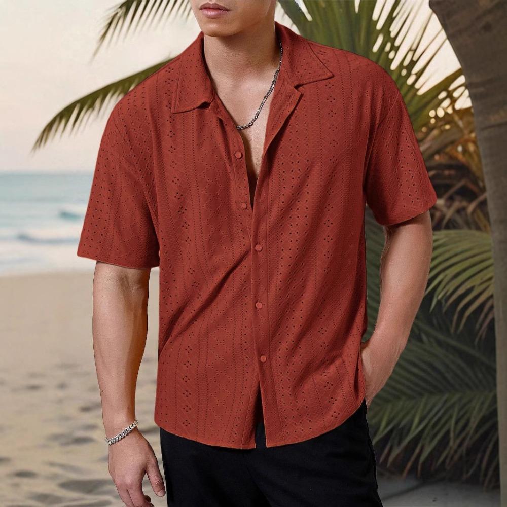 Summer Men s Comfortable Breathable Solid Color Short-Sleeved Casual Men s Short-Sleeved Shirt XXL коричневий
Summer Men s Comfortable Breathable Solid Color Short-Sleeved Casual Men s Short-Sleeved Shirt XXL коричневий