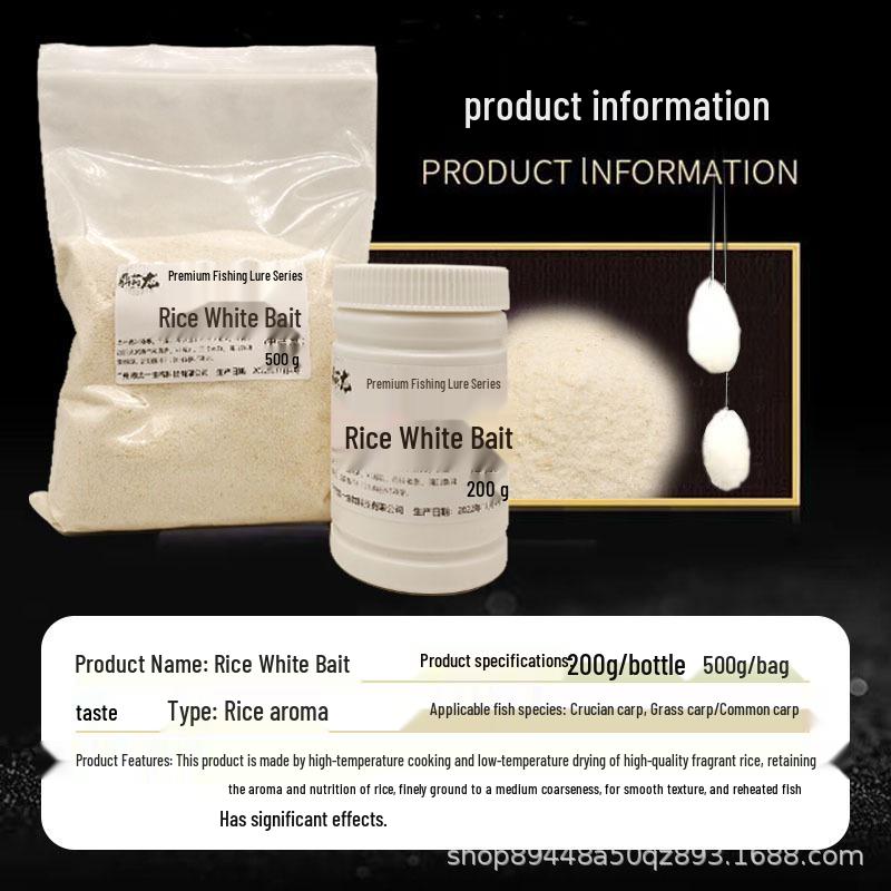 Autumn/Winter Pure Shrimp Bait for Carp, Crucian, and Slippery Fish Rice White Bait 200g Bottle
Autumn/Winter Pure Shrimp Bait for Carp, Crucian, and Slippery Fish Rice White Bait 200g Bottle