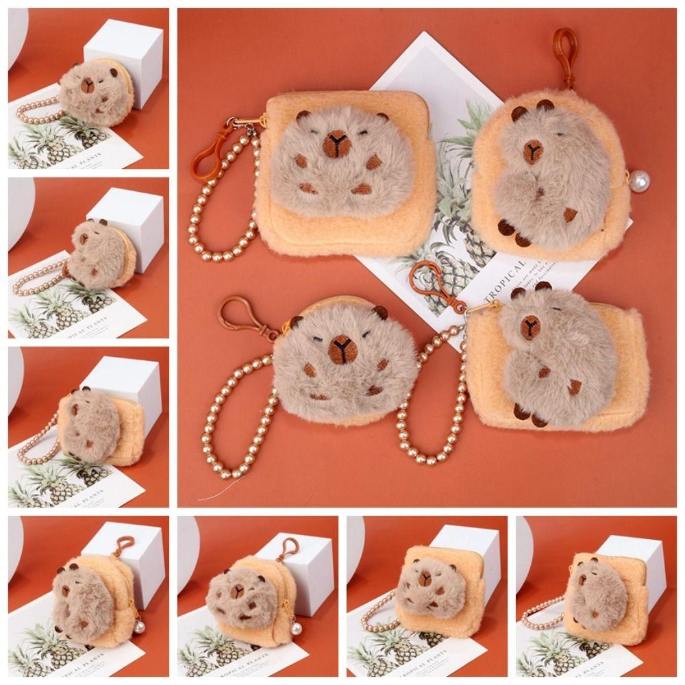Plush Capybara Plush Coin Purse Square Capybara Plush Change Pouch Hangings Ornaments
Plush Capybara Plush Coin Purse Square Capybara Plush Change Pouch Hangings Ornaments