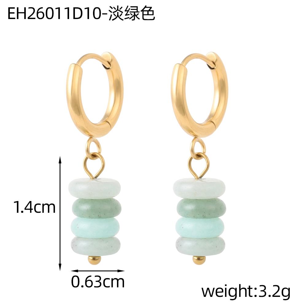 CARLIDANA Bohemian Handmade Natural Stone Beads Hoop Earrings for Women Gold Color Stainless Steel Circle Huggie Hoops Jewelry
CARLIDANA Bohemian Handmade Natural Stone Beads Hoop Earrings for Women Gold Color Stainless Steel Circle Huggie Hoops Jewelry