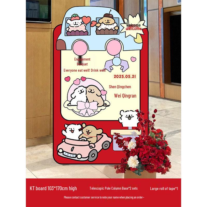 Элегантный Свадебный Приветственный Знак для Собаки Мультяшный Стенди для Церемониального Декора
Элегантный Свадебный Приветственный Знак для Собаки Мультяшный Стенди для Церемониального Декора