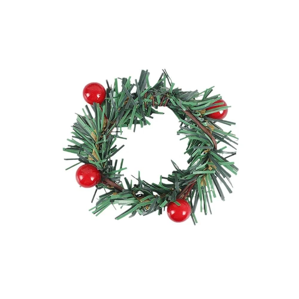 1pc Handmade Creative Woven Napkin Ring Set -Cross-Border Christmas Collection with Red Berry Pine Needle Wreath Design
1pc Handmade Creative Woven Napkin Ring Set -Cross-Border Christmas Collection with Red Berry Pine Needle Wreath Design