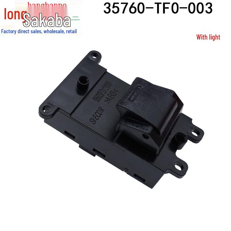 35760-TF0-003 Power Window Switch Compatible with Honda Civic, Crider, and Fit, Front and Rear. Electric
35760-TF0-003 Power Window Switch Compatible with Honda Civic, Crider, and Fit, Front and Rear. Electric