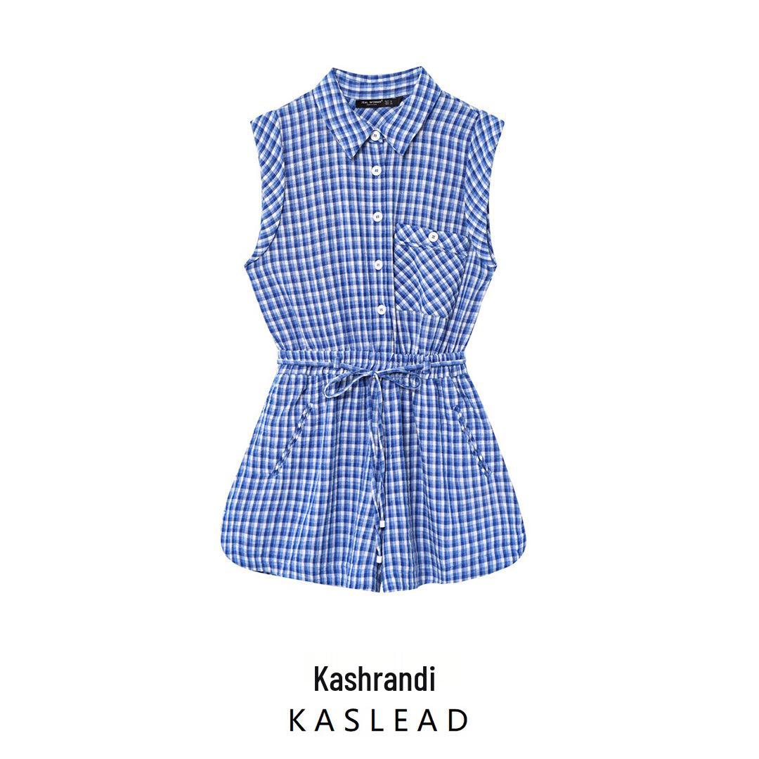 Spring 2025 Women s European & American Plaid Sleeveless Lapel Jumpsuit Shorts 3075867 Extra Small
Spring 2025 Women s European & American Plaid Sleeveless Lapel Jumpsuit Shorts 3075867 Extra Small