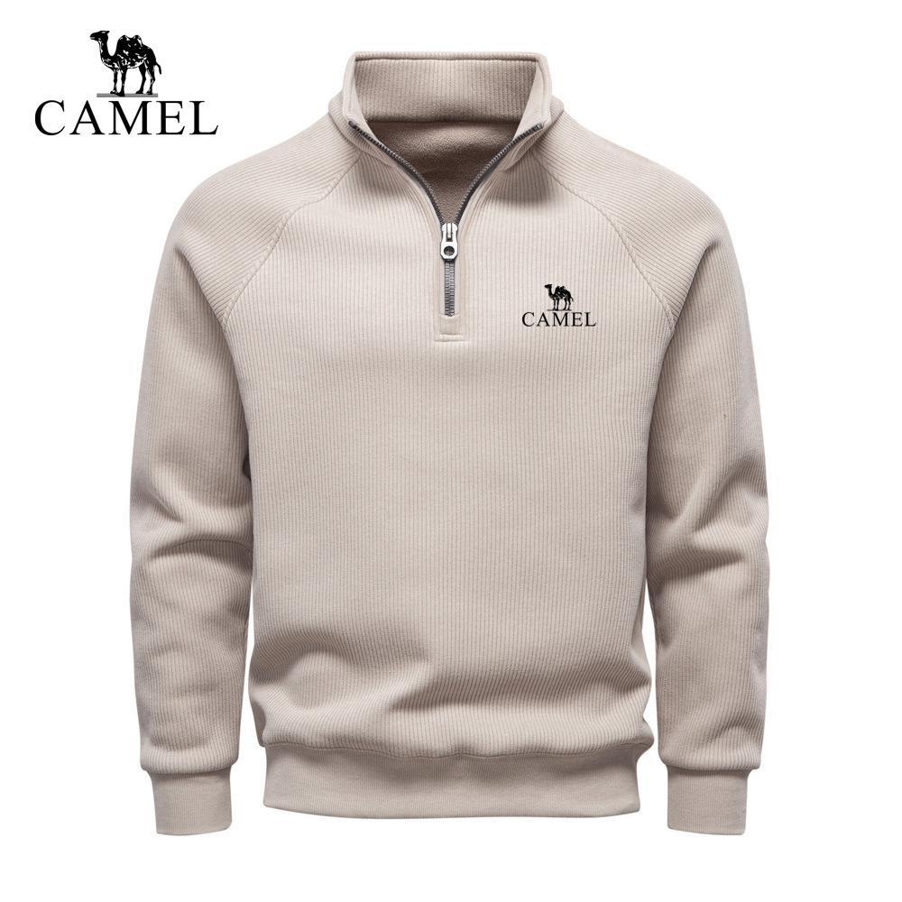 CAMEL 2026 New Autumn/Winter Embroidery Half Zipper Hoodie Stand Up Collar Trendy Versatile Plush Men s Hoodie XXL
CAMEL 2026 New Autumn/Winter Embroidery Half Zipper Hoodie Stand Up Collar Trendy Versatile Plush Men s Hoodie XXL
