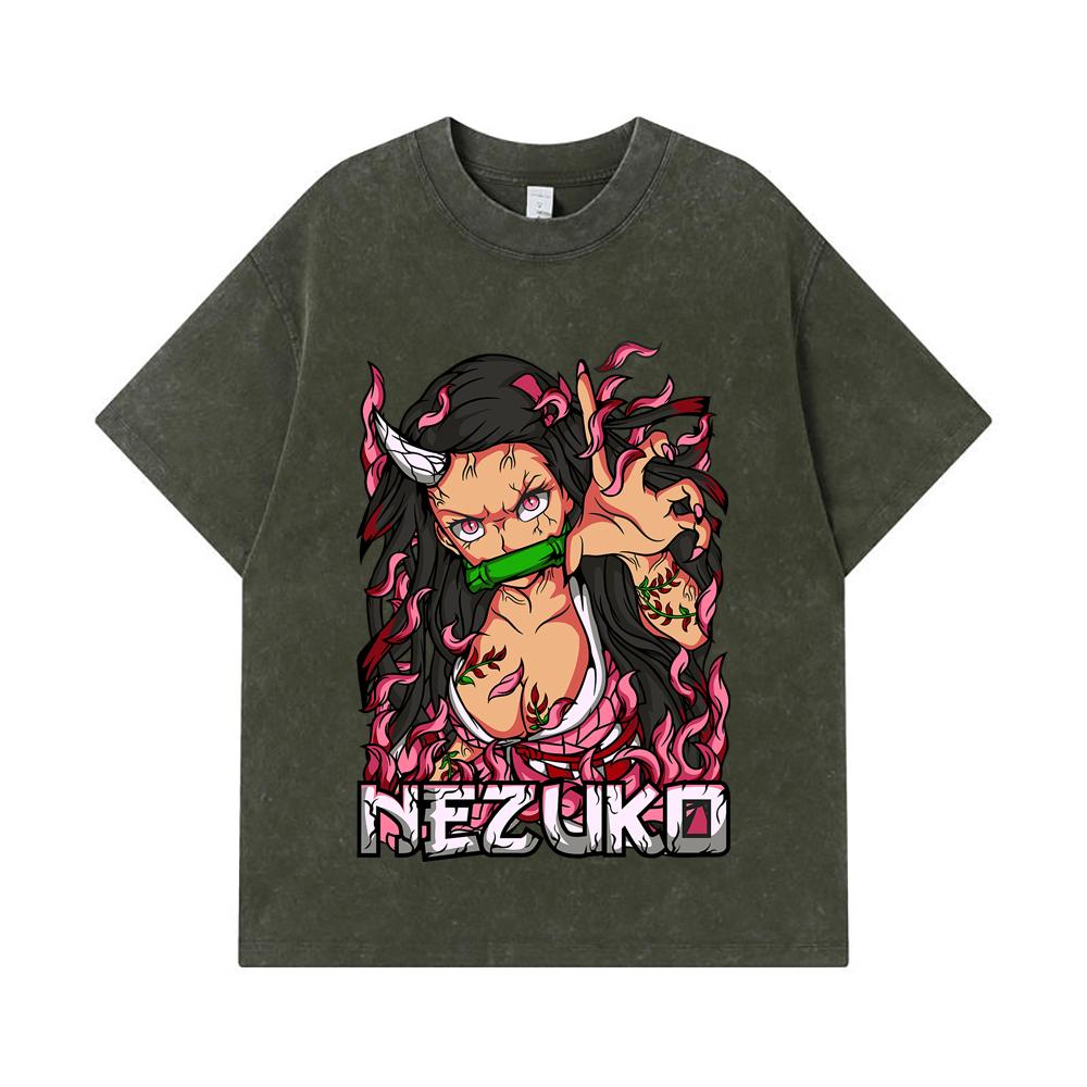 275 GSM Washed T-shirts 100% Cotton Demon Slayer V73 Nezuko Print Unisex Heavy Cotton T Shirt S армия зеленый
275 GSM Washed T-shirts 100% Cotton Demon Slayer V73 Nezuko Print Unisex Heavy Cotton T Shirt S армия зеленый
