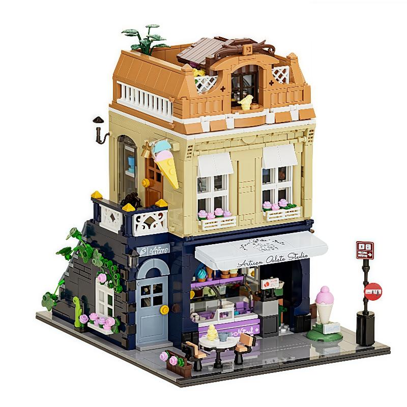 Ice Cream Shop Building Blocks City Street View Collectibles Assemble Model Toy Desktop Decoration Birthday Gifts for Children WITH BOX
Ice Cream Shop Building Blocks City Street View Collectibles Assemble Model Toy Desktop Decoration Birthday Gifts for Children WITH BOX