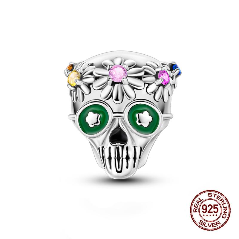 New Halloween 100% Copper Luminous Pumpkin Skull Ghost Charms Fit Pandach Original Bracelet Diy Party Jewelry
New Halloween 100% Copper Luminous Pumpkin Skull Ghost Charms Fit Pandach Original Bracelet Diy Party Jewelry