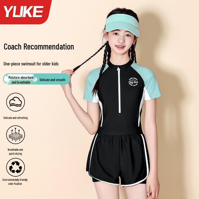 2024 Kids One-Piece Tummy-Covering Swimsuit for Girls - Conservative Boyleg Design, Perfect for Pool and Sports 4XL (height 140-150cm) рожевий
2024 Kids One-Piece Tummy-Covering Swimsuit for Girls - Conservative Boyleg Design, Perfect for Pool and Sports 4XL (height 140-150cm) рожевий