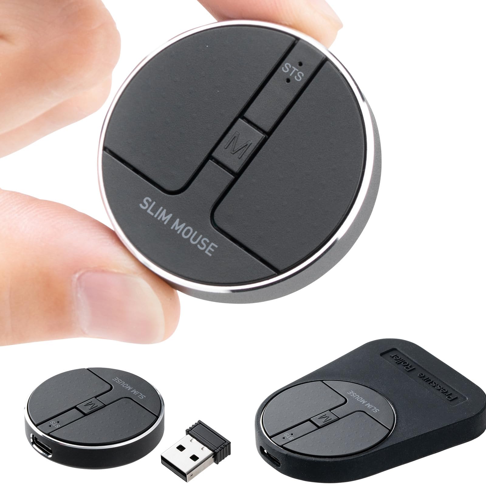 E-Supply Ultra-Small Bluetooth Wireless Mouse, 3-Device Multi-Pairing, Quiet, Rechargeable, DPI Switching, Slim, USB-A Receiver Connection, Silicone
E-Supply Ultra-Small Bluetooth Wireless Mouse, 3-Device Multi-Pairing, Quiet, Rechargeable, DPI Switching, Slim, USB-A Receiver Connection, Silicone