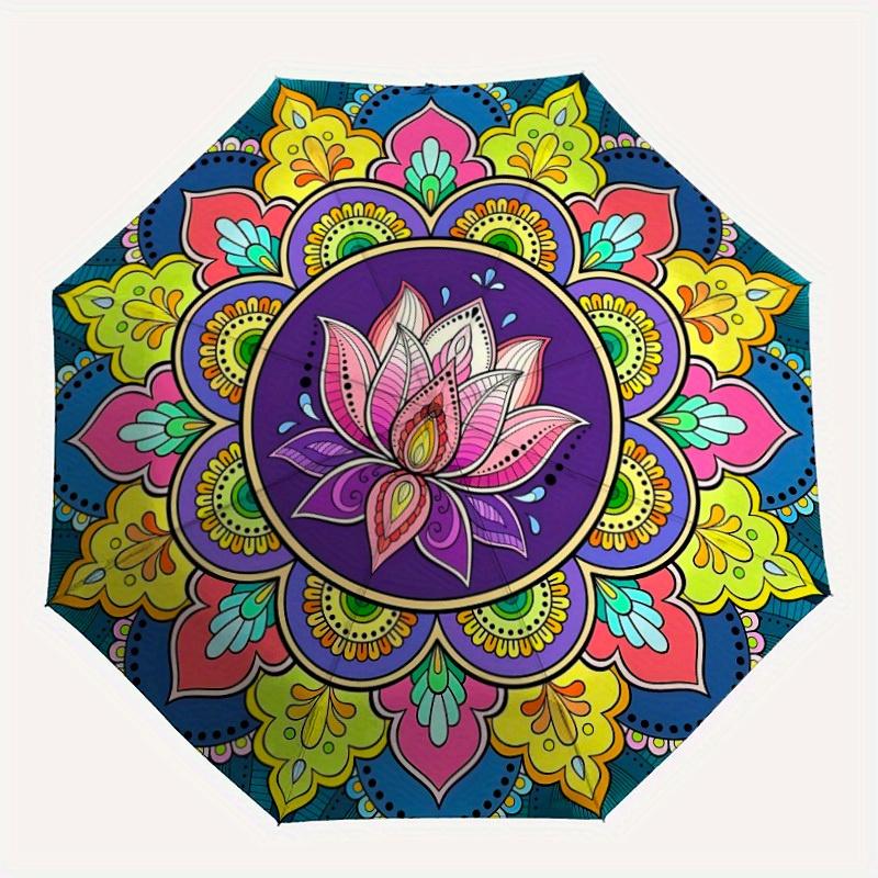 1pc Mandala Art Automatic Open/close Folding Umbrella, Compact Portable Travel Umbrella, Perfect Birthday/Christmas yy250806173
1pc Mandala Art Automatic Open/close Folding Umbrella, Compact Portable Travel Umbrella, Perfect Birthday/Christmas yy250806173