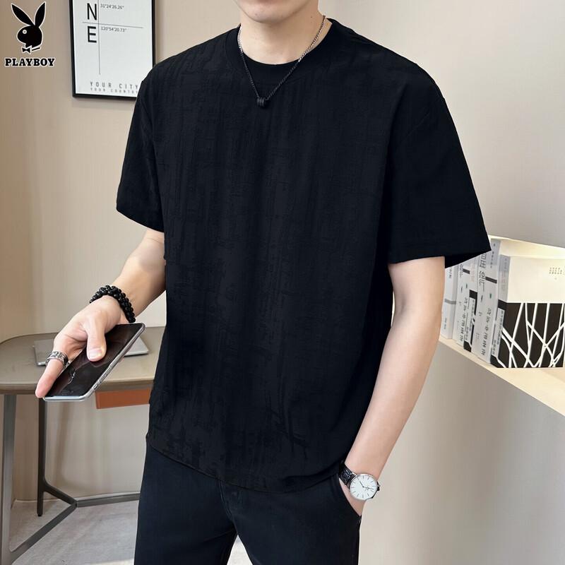 PLAYBOY Men s Ice Silk Short Sleeve T-Shirt EU 42
PLAYBOY Men s Ice Silk Short Sleeve T-Shirt EU 42
