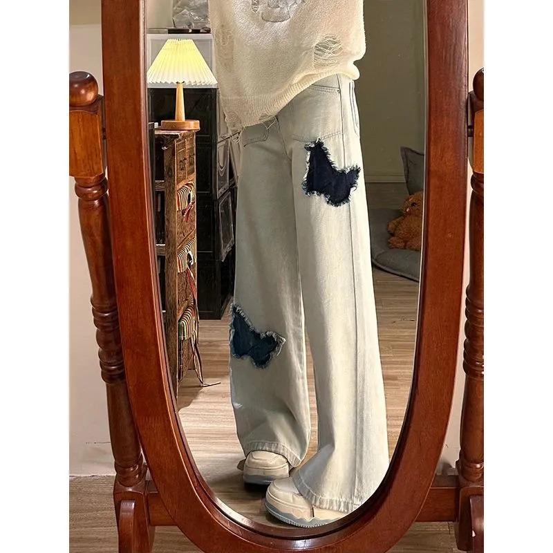 Casual Trousers Straight-leg Jeans for Women Spring and Autumn High-waisted Loose Floor-length Wide-leg Pants Versatile S белый
Casual Trousers Straight-leg Jeans for Women Spring and Autumn High-waisted Loose Floor-length Wide-leg Pants Versatile S белый