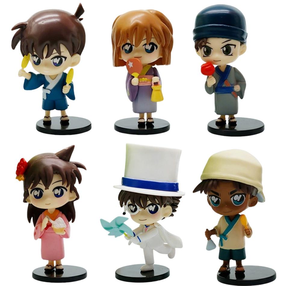 6pcs/set Detective Conan Action Figure Version Anime Edogawa Haibara Model Dolls Kids Toys Cake Decoration Q gift Poseable Articulated Scale Detailed
6pcs/set Detective Conan Action Figure Version Anime Edogawa Haibara Model Dolls Kids Toys Cake Decoration Q gift Poseable Articulated Scale Detailed