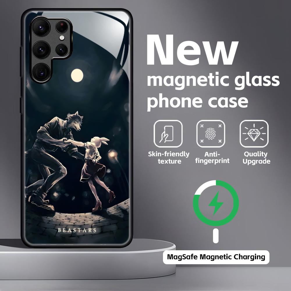 BEASTARS Phone Case For Samsung S26 S25 S24 S23 S22 S21 Plus Ultra Note20 Glass Magnetic Case Galaxy Note20 Ultra
BEASTARS Phone Case For Samsung S26 S25 S24 S23 S22 S21 Plus Ultra Note20 Glass Magnetic Case Galaxy Note20 Ultra