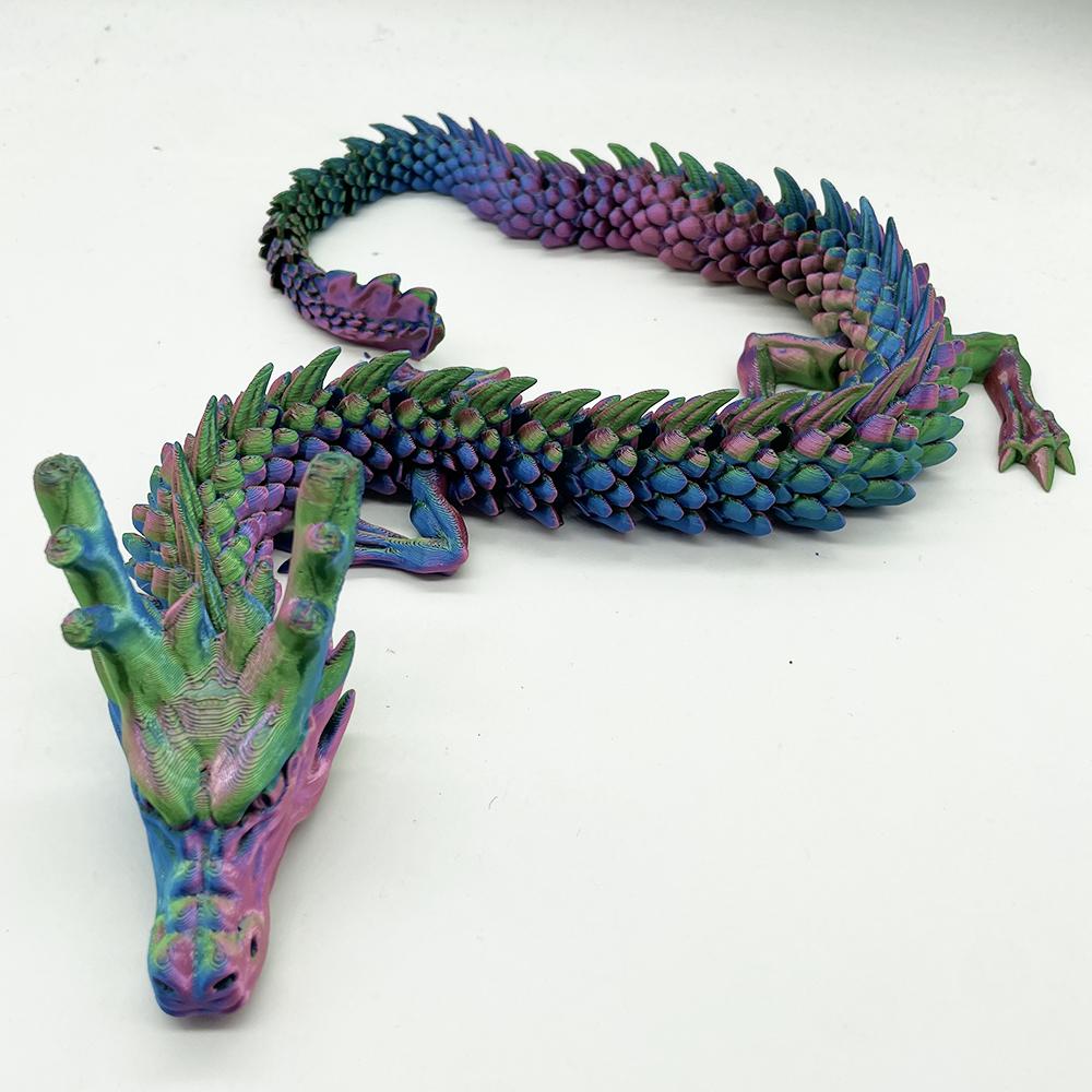 Модель китайского дракона, напечатанная на 3D-принтере - Детализированная фигурка для коллекции и декора
Модель китайского дракона, напечатанная на 3D-принтере - Детализированная фигурка для коллекции и декора