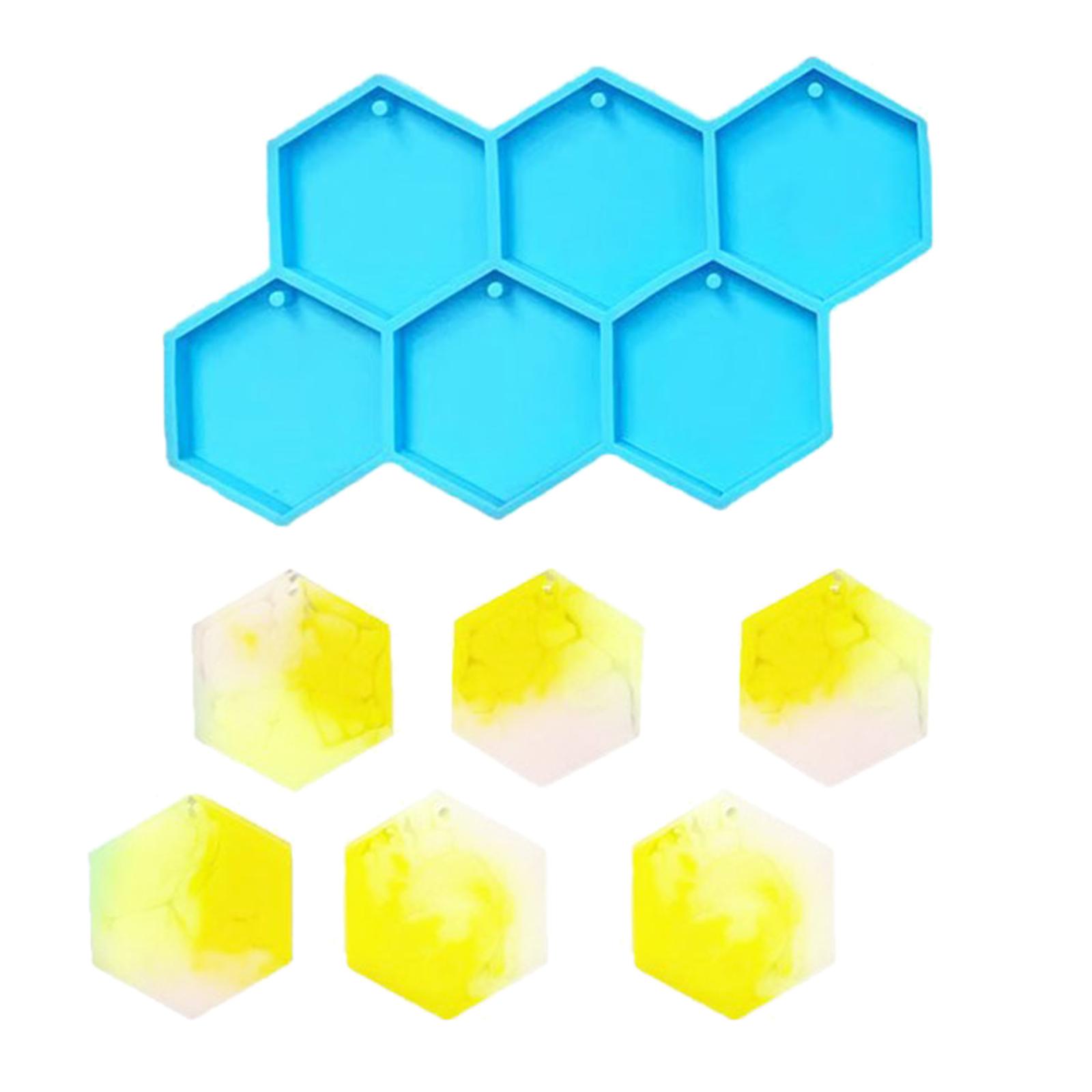6-cavity Hexagon Shape Earring Silicone Molds with Hole for Women DIY Craft Art Jewelry Keychain Pendant Mold 1
6-cavity Hexagon Shape Earring Silicone Molds with Hole for Women DIY Craft Art Jewelry Keychain Pendant Mold 1