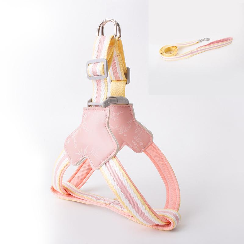 New dopamine chest and back fashionable cute dog chest and back light and comfortable saddle chest and back dog walking leash M рожевий
New dopamine chest and back fashionable cute dog chest and back light and comfortable saddle chest and back dog walking leash M рожевий