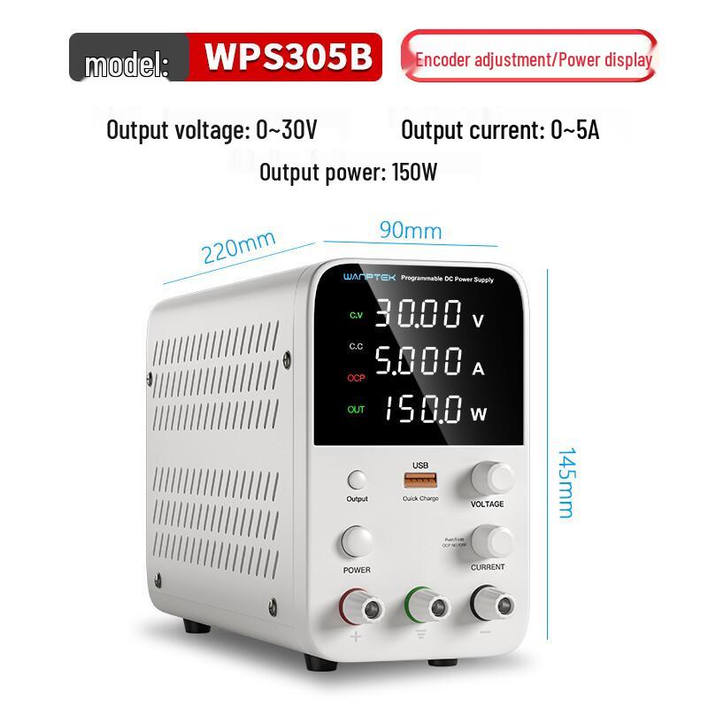 Wanptek WPS1602H/B High Precision Adjustable DC Power Supply
Wanptek WPS1602H/B High Precision Adjustable DC Power Supply