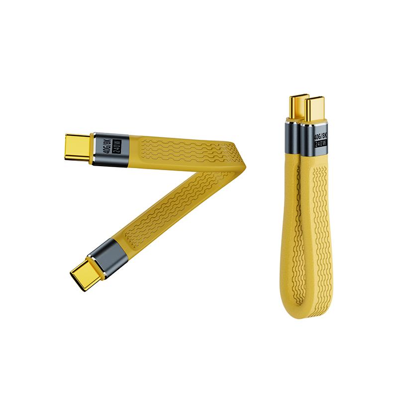 Usb4 Type C To C Short E-Marker Cable Video Data Charge 3 In 1 With Key Chain жёлтый
Usb4 Type C To C Short E-Marker Cable Video Data Charge 3 In 1 With Key Chain жёлтый