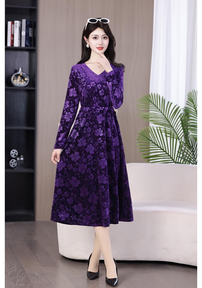Chinese Style Long Sleeve Slimming Dress with Pockets - 2026 Autumn Collection 3XL фіолетовий
Chinese Style Long Sleeve Slimming Dress with Pockets - 2026 Autumn Collection 3XL фіолетовий