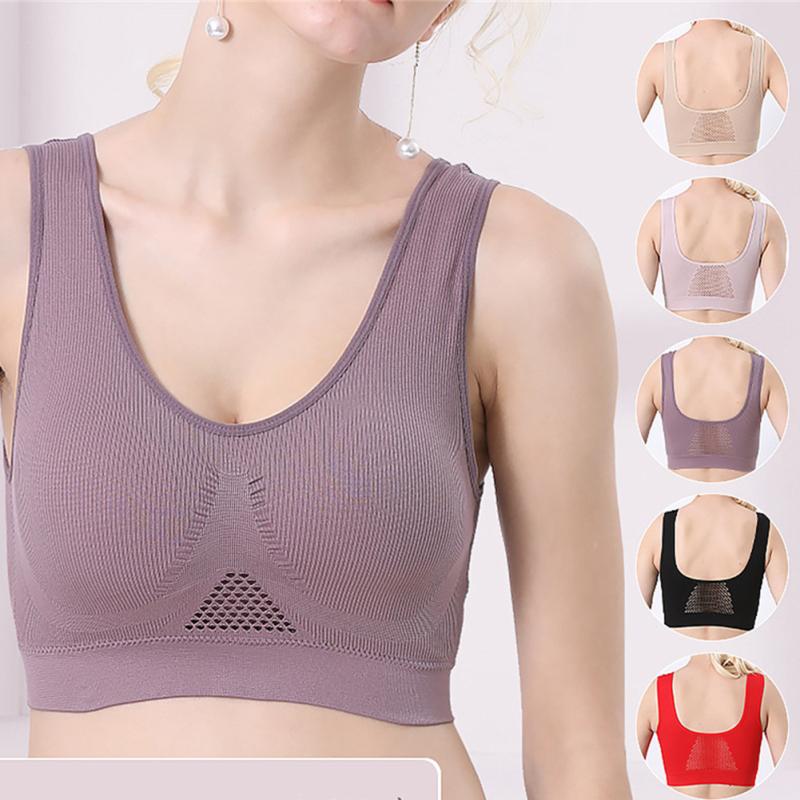 Women Nylon Sports Bra Yoga Bra U-shaped Wide Shoulder Straps Breathable Mesh Wide Shoulder Straps
Women Nylon Sports Bra Yoga Bra U-shaped Wide Shoulder Straps Breathable Mesh Wide Shoulder Straps