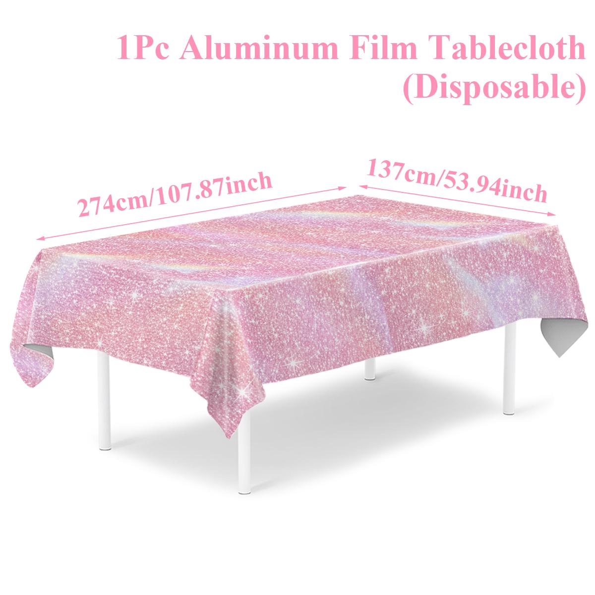 Pink Laser Disposale Tablecloth Happy Birthday Party Decorations Wedding Party Aluminum Foil Table Cover Baby Shower Supplies
Pink Laser Disposale Tablecloth Happy Birthday Party Decorations Wedding Party Aluminum Foil Table Cover Baby Shower Supplies