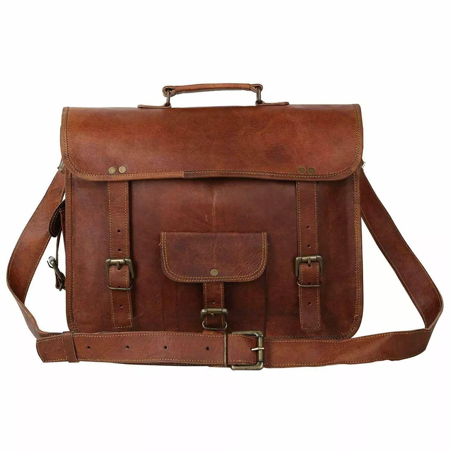 Handmade Briefcase Bag Satchel Genuine voguish Leather Vintage Laptop Messenger 15 x 11 x 5 in коричневий
Handmade Briefcase Bag Satchel Genuine voguish Leather Vintage Laptop Messenger 15 x 11 x 5 in коричневий
