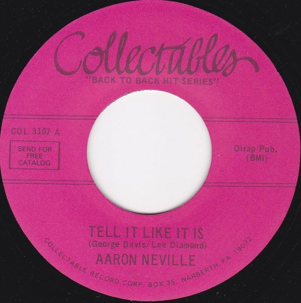 7inch Record AARON NEVILLE KETTY LESTER Tell It Like It Is Love Letters COL3107 Collectables 1980 US Pop Used
7inch Record AARON NEVILLE KETTY LESTER Tell It Like It Is Love Letters COL3107 Collectables 1980 US Pop Used