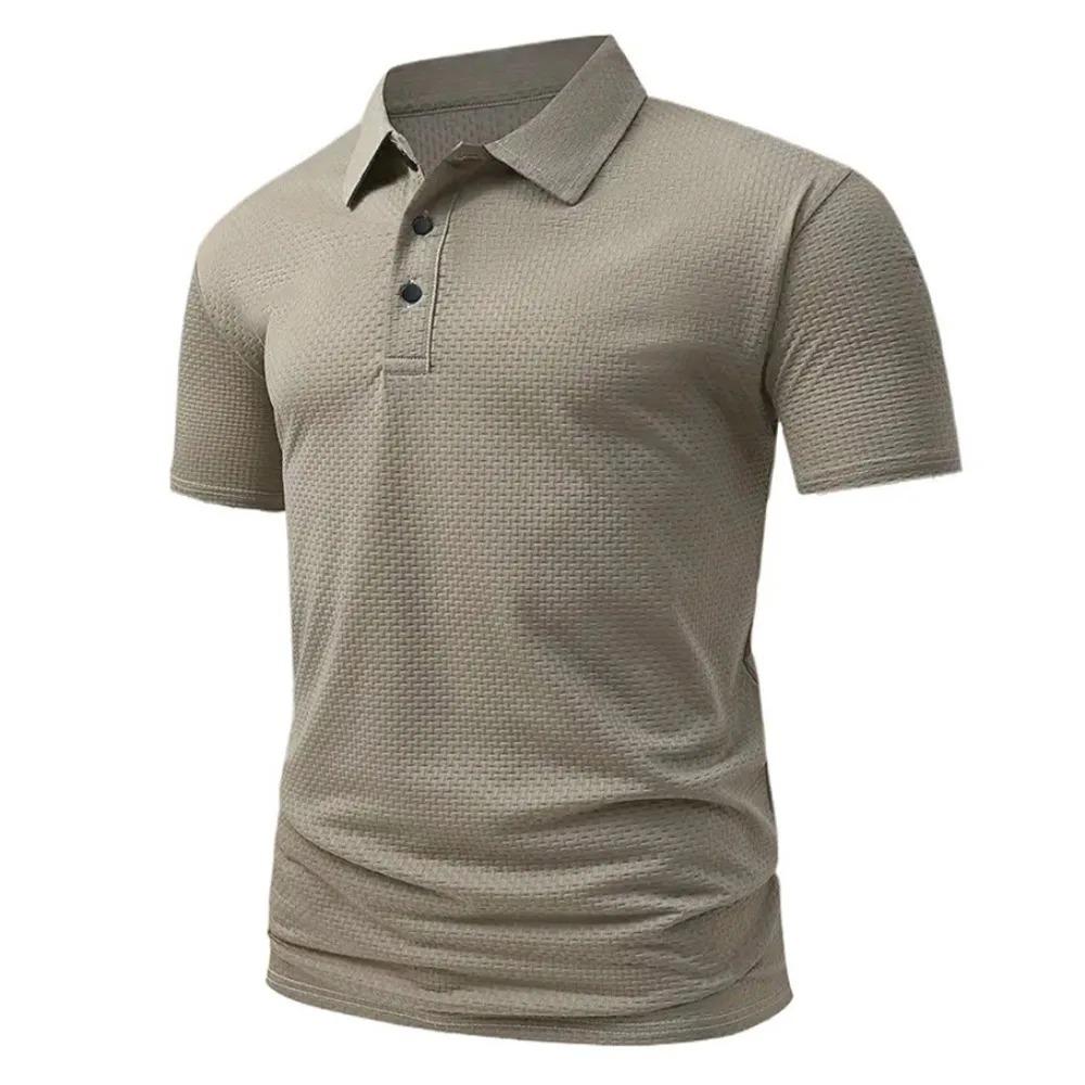Summer New Men s Jacquard Polo Shirt Breathable Cool Feeling Short-sleeved Tees Lightweight Fashion Cozy Casual Button Tops S
Summer New Men s Jacquard Polo Shirt Breathable Cool Feeling Short-sleeved Tees Lightweight Fashion Cozy Casual Button Tops S