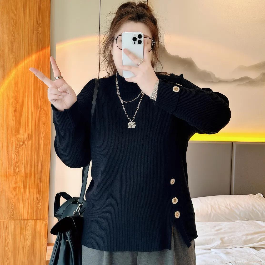 Women s Clothing Long-sleeved T-shirt Autumn Winter Fat Man Underwear Half-high-necked Bottoming Shirt L чорний
Women s Clothing Long-sleeved T-shirt Autumn Winter Fat Man Underwear Half-high-necked Bottoming Shirt L чорний