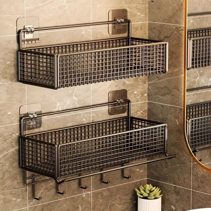 1Pc Black Storage Basket Metal Wall Mounted Hanging Shelves Space Saving Wire Baskets Shelf Home Bathroom Kitchen Accessories
1Pc Black Storage Basket Metal Wall Mounted Hanging Shelves Space Saving Wire Baskets Shelf Home Bathroom Kitchen Accessories