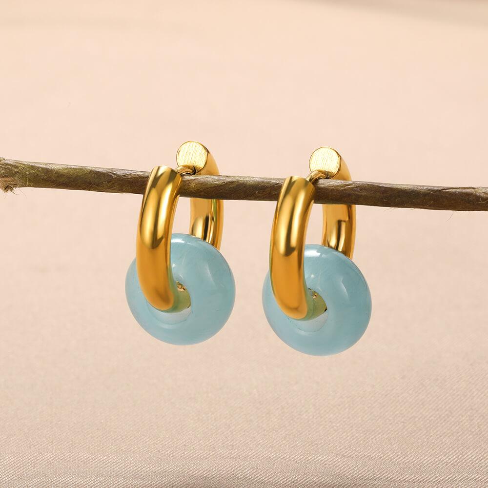 Colorful Opal Round Earrings for Women Stainless Steel Cat Eye Stone Drop Earring 2022 Trending Wedding Jewelry Christmas Gift
Colorful Opal Round Earrings for Women Stainless Steel Cat Eye Stone Drop Earring 2022 Trending Wedding Jewelry Christmas Gift