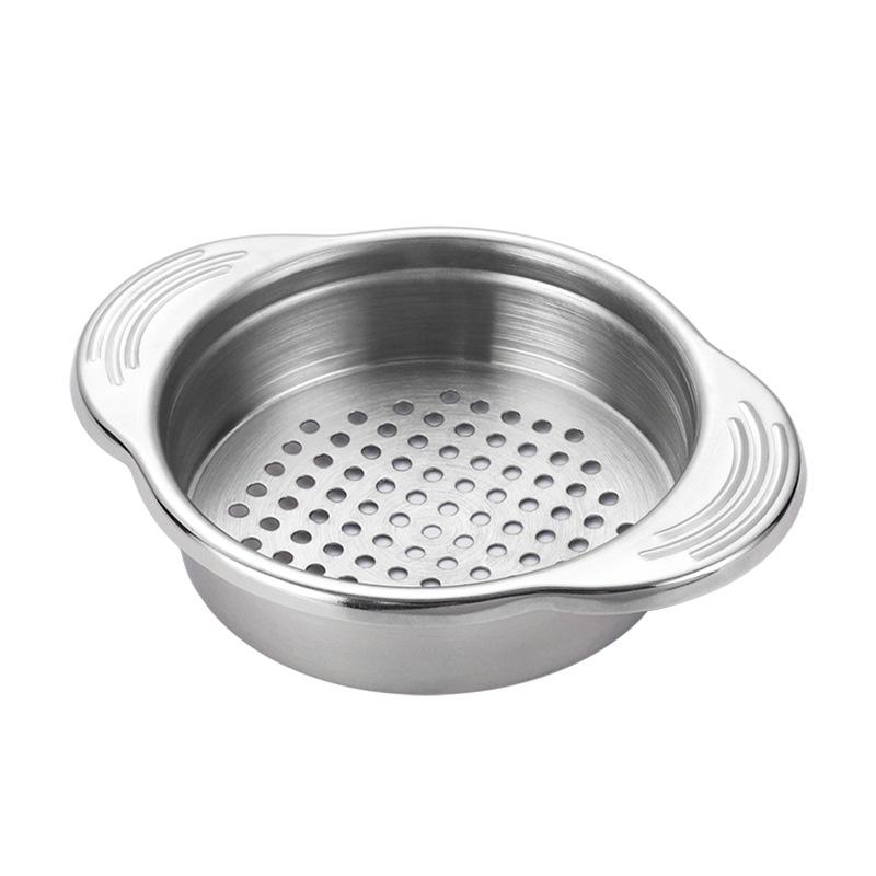 Stainless Steel Food Can Strainer Sieve Tuna Press Lid Oil Drainer Remover, Unique No-Mess Dishwasher Safe Design
Stainless Steel Food Can Strainer Sieve Tuna Press Lid Oil Drainer Remover, Unique No-Mess Dishwasher Safe Design