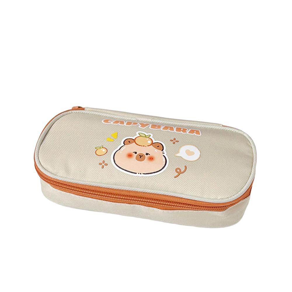 Полотняна сумка-пенал з капібарою на блискавці, портативна косметичка для школи для студентів 01
Полотняна сумка-пенал з капібарою на блискавці, портативна косметичка для школи для студентів 01