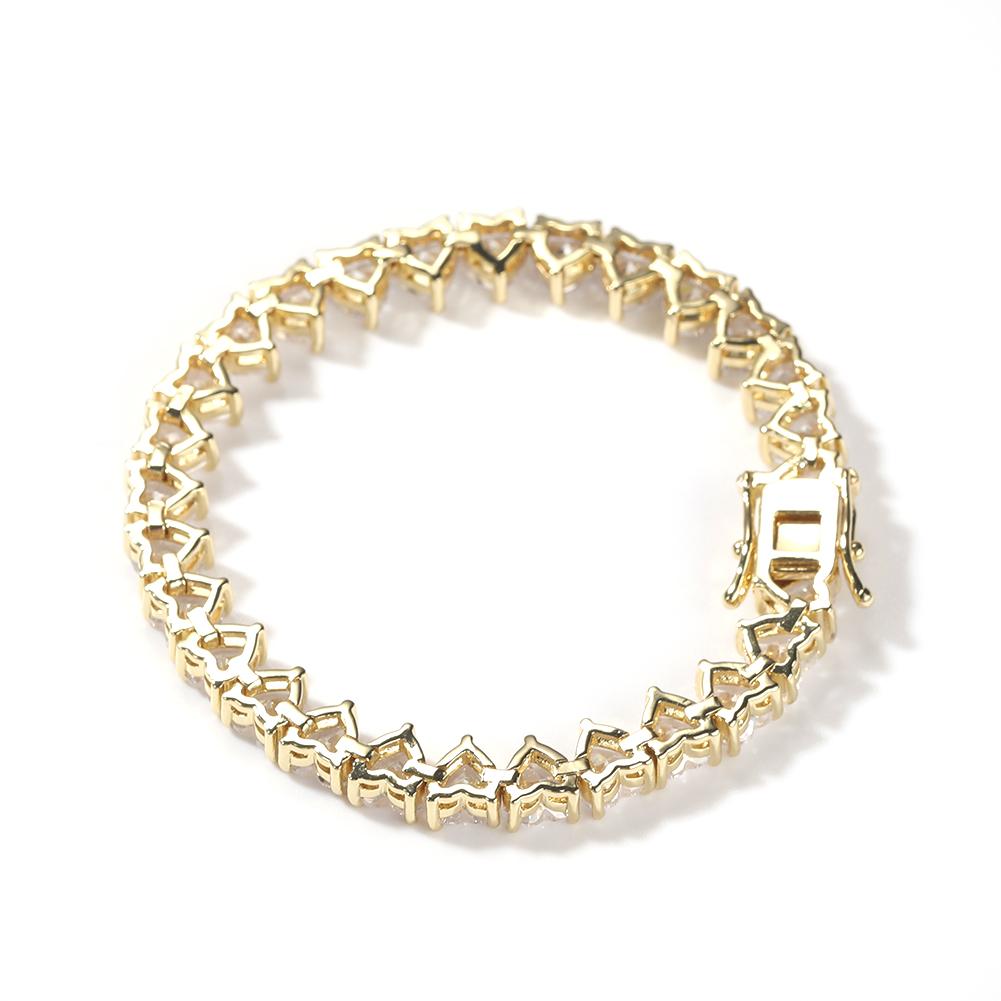 THE BLING KING Vintage Heart 7mm Tennis Bracelet Prong Setting CZ Luxury Iced Out Shiny Cubic Zirconia Necklace Hiphop Jewelry 7inch bracelet золотий
THE BLING KING Vintage Heart 7mm Tennis Bracelet Prong Setting CZ Luxury Iced Out Shiny Cubic Zirconia Necklace Hiphop Jewelry 7inch bracelet золотий