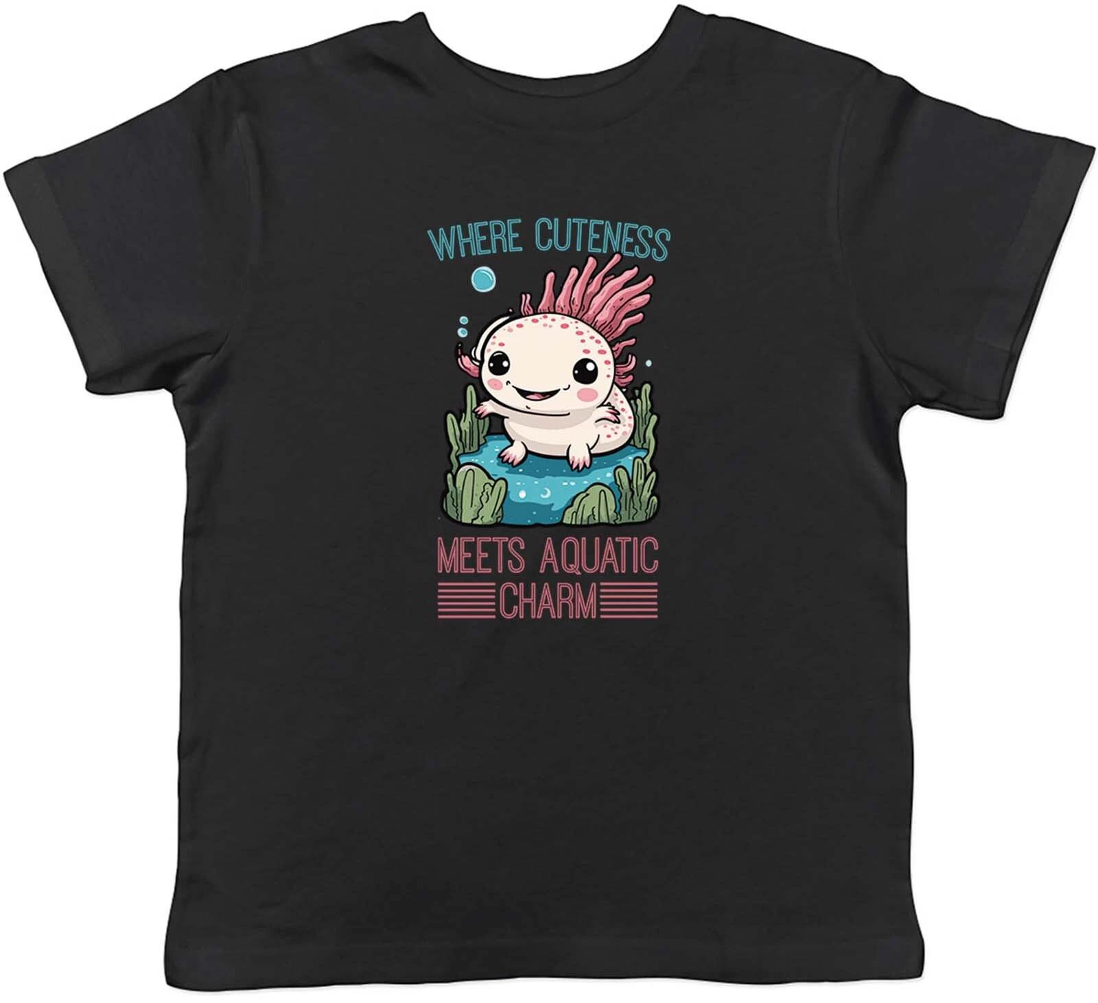 Axolotl Lover Kids T-Shirt Where Cuteness Meets Aquatic Charm Childrens Boy Girl 140
Axolotl Lover Kids T-Shirt Where Cuteness Meets Aquatic Charm Childrens Boy Girl 140
