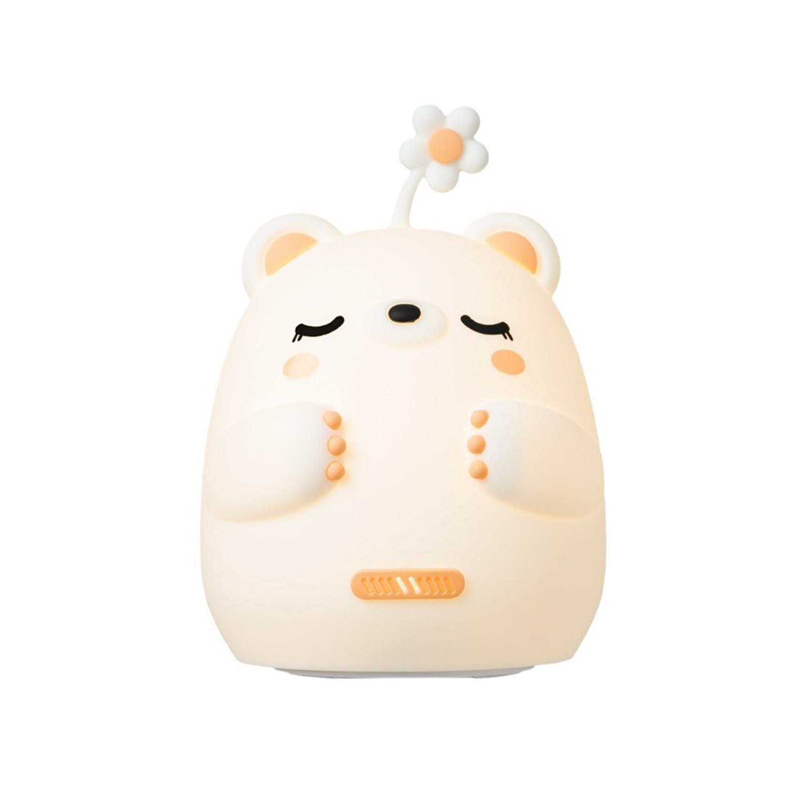 Hug Bear Silicone Pat Lamp Cute Cartoon Night Light Sleeping Atmosphere Lamp Soft Touch Stress
Hug Bear Silicone Pat Lamp Cute Cartoon Night Light Sleeping Atmosphere Lamp Soft Touch Stress