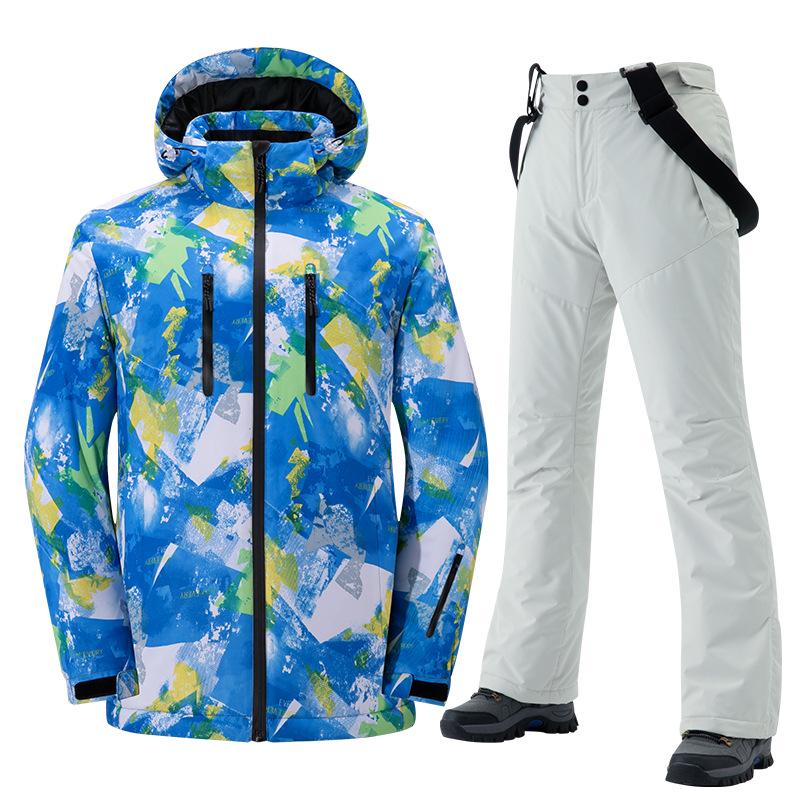 2024 Unisex Fleece-Lined Ski Suit: Thickened Cotton Jacket & Pants Set L
2024 Unisex Fleece-Lined Ski Suit: Thickened Cotton Jacket & Pants Set L