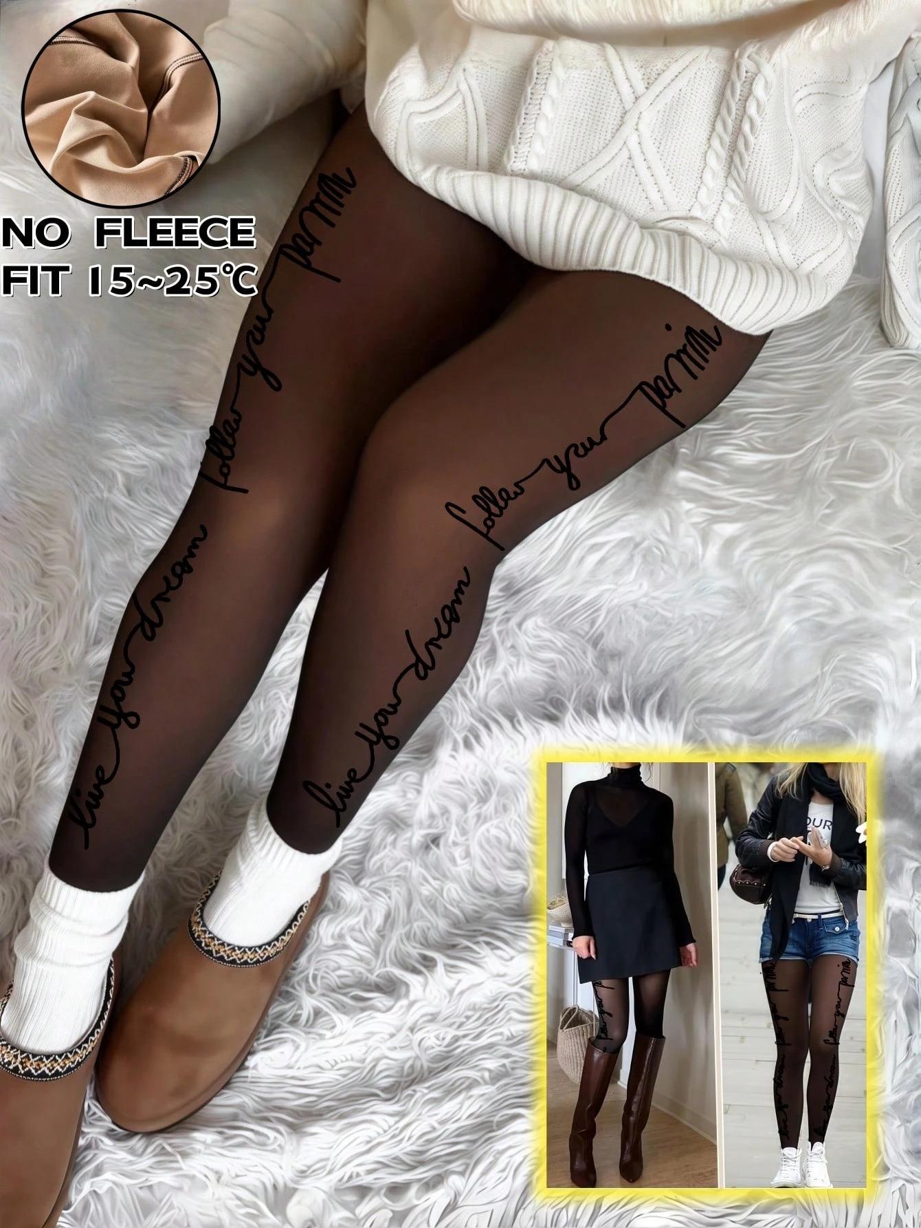 Women Fleece Tights Woman Warm Winter Pantyhose Sexy Translucent Stockings Thermal Elasticity Panty Fashion Leggings Female M
Women Fleece Tights Woman Warm Winter Pantyhose Sexy Translucent Stockings Thermal Elasticity Panty Fashion Leggings Female M