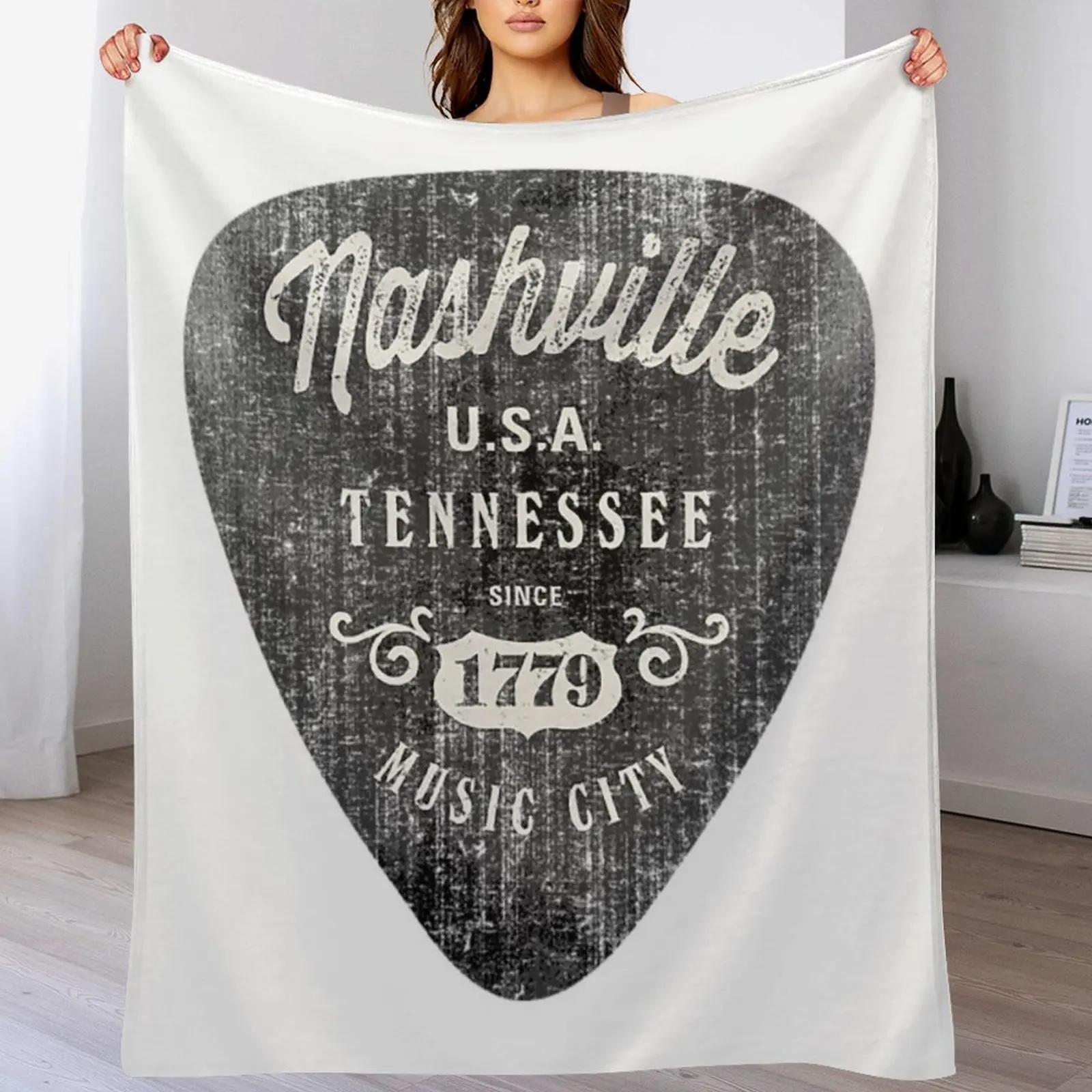 Nashville TShirtNashville Music City USA Vintage Throw Blanket Foldable Soft Warm Blanket for Outdoor Use 102x76cm(40x30in)
Nashville TShirtNashville Music City USA Vintage Throw Blanket Foldable Soft Warm Blanket for Outdoor Use 102x76cm(40x30in)