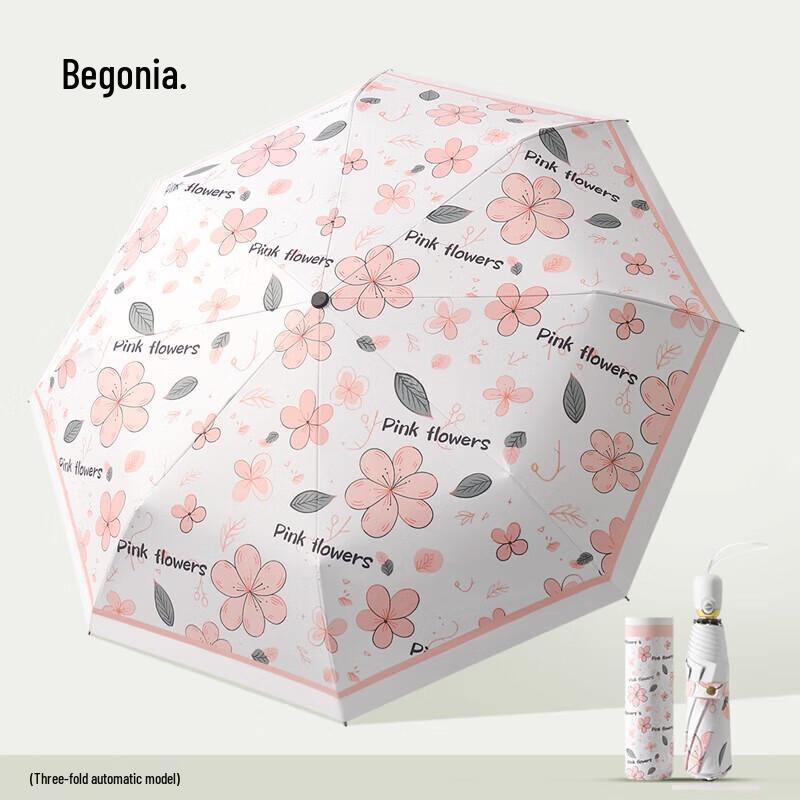 MAYDU Automatic 8-Rib Folding Sun & Rain Umbrella
MAYDU Automatic 8-Rib Folding Sun & Rain Umbrella