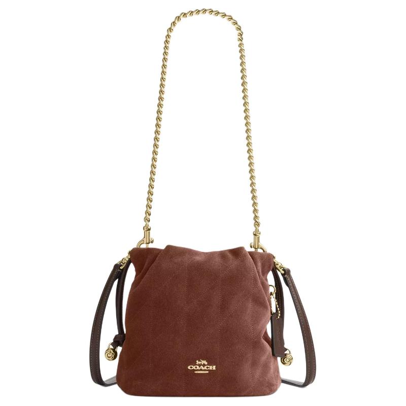 COACH Faye 18 Gold Logo Bucket Bag Suede and Smooth Leather Crossbody Shoulder Bag Mini Women s Vintage Brown золотой
COACH Faye 18 Gold Logo Bucket Bag Suede and Smooth Leather Crossbody Shoulder Bag Mini Women s Vintage Brown золотой