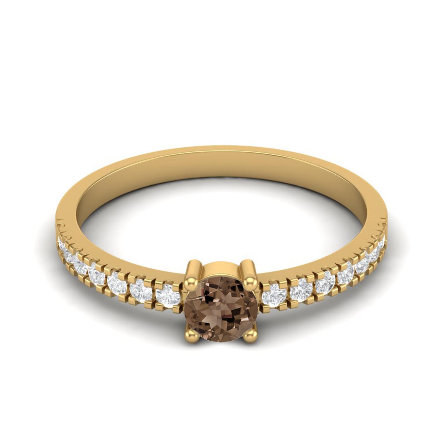 0.65 Ctw Round Smoky Quartz 925 Sterling Silver Gold Vermeil Solitaire Accents Women Wedding Ring 6 жовтий
0.65 Ctw Round Smoky Quartz 925 Sterling Silver Gold Vermeil Solitaire Accents Women Wedding Ring 6 жовтий
