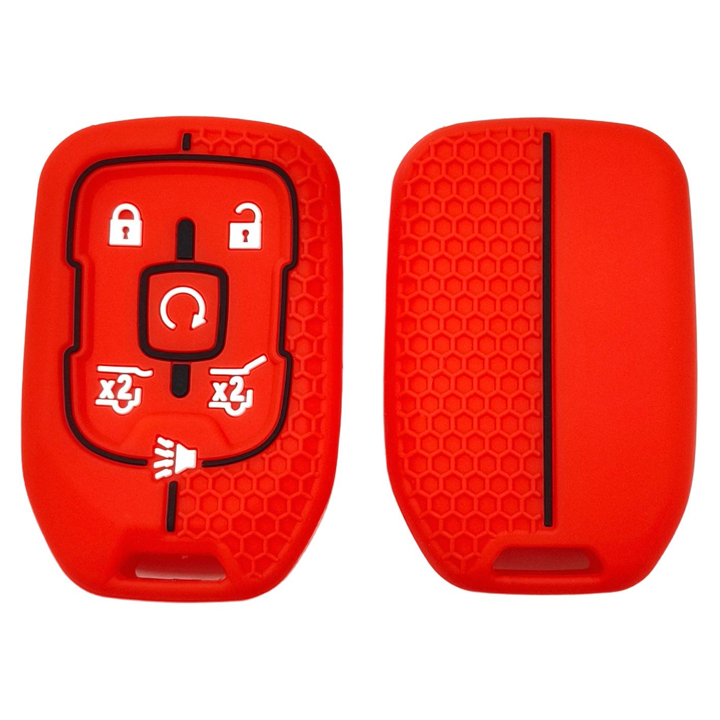 Rubber Car Key Fob Cover Silicone Protector Case for Chevrolet Camaro 2015 2016 GMC Yukon Suburban Tahoe 6 Buttons Accessories красный
Rubber Car Key Fob Cover Silicone Protector Case for Chevrolet Camaro 2015 2016 GMC Yukon Suburban Tahoe 6 Buttons Accessories красный