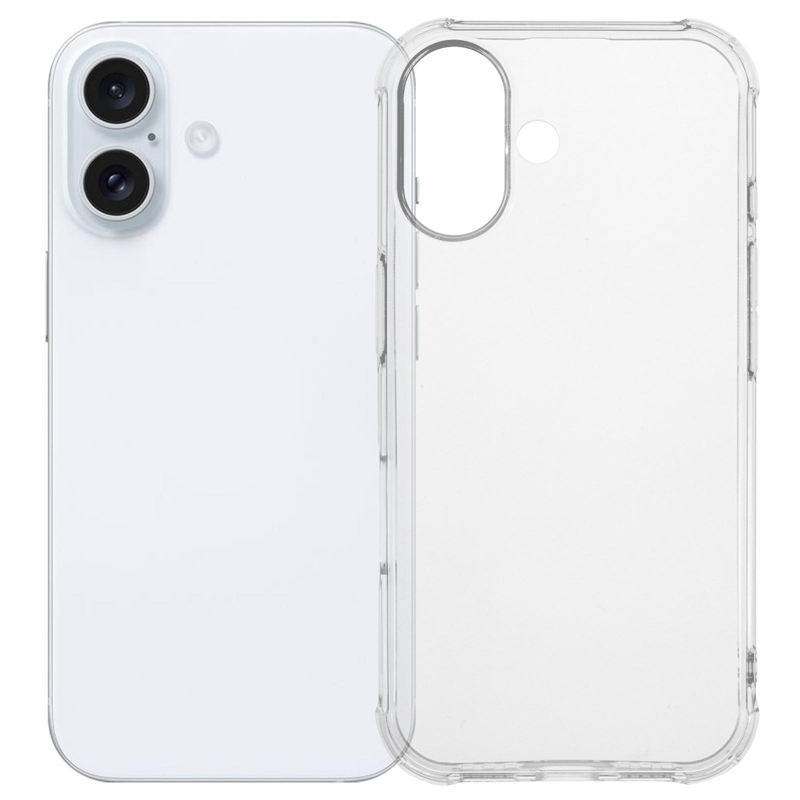 For iPhone 16 Plus Clear TPU Mobile Phone Cover Phone Cases (Big Rear Lens Cutout) A
For iPhone 16 Plus Clear TPU Mobile Phone Cover Phone Cases (Big Rear Lens Cutout) A
