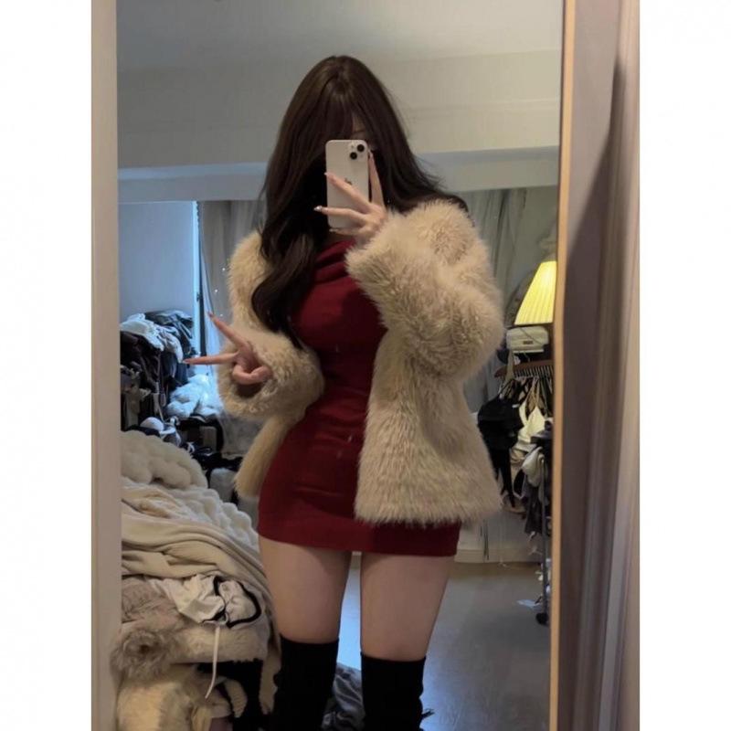 New Red Christmas Hip-Hugging Skirt Dress: Women’s Autumn Winter Style M (40-50 kg)
New Red Christmas Hip-Hugging Skirt Dress: Women’s Autumn Winter Style M (40-50 kg)