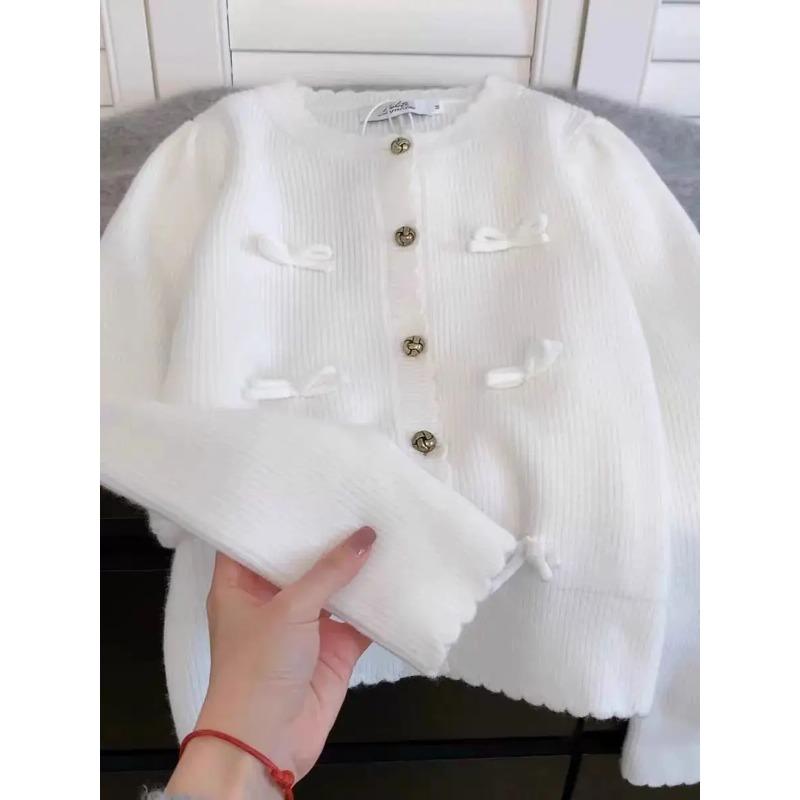 Осенняя корейская мода Kawaii вязаный кардиган женский Y2k бант теплый свитер пальто корейский стиль милый Harajuku эстетика повседневное пальто XXL белый
Осенняя корейская мода Kawaii вязаный кардиган женский Y2k бант теплый свитер пальто корейский стиль милый Harajuku эстетика повседневное пальто XXL белый