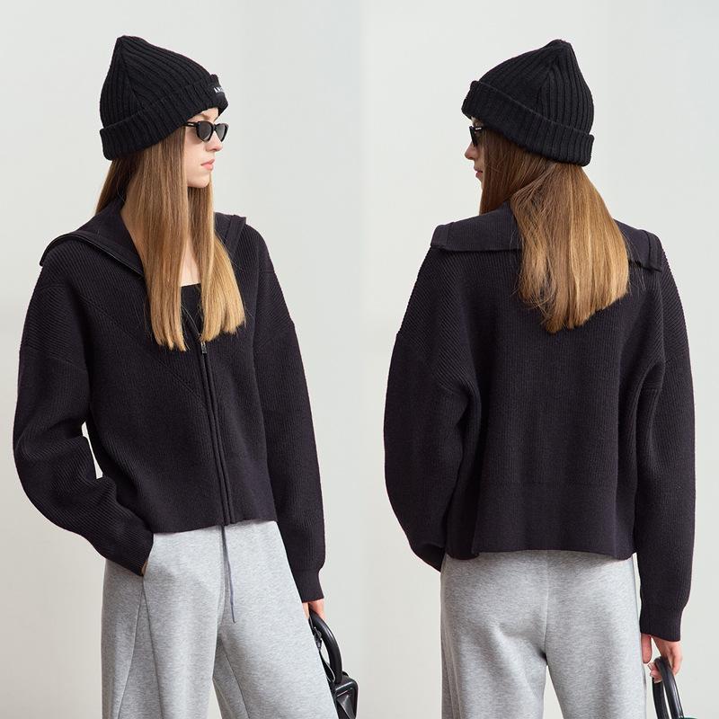 harajuku y2k Sailor collar casual oversized women s sweater jacket autumn winter solid color zipper knitted cardigan coats women One Size
harajuku y2k Sailor collar casual oversized women s sweater jacket autumn winter solid color zipper knitted cardigan coats women One Size